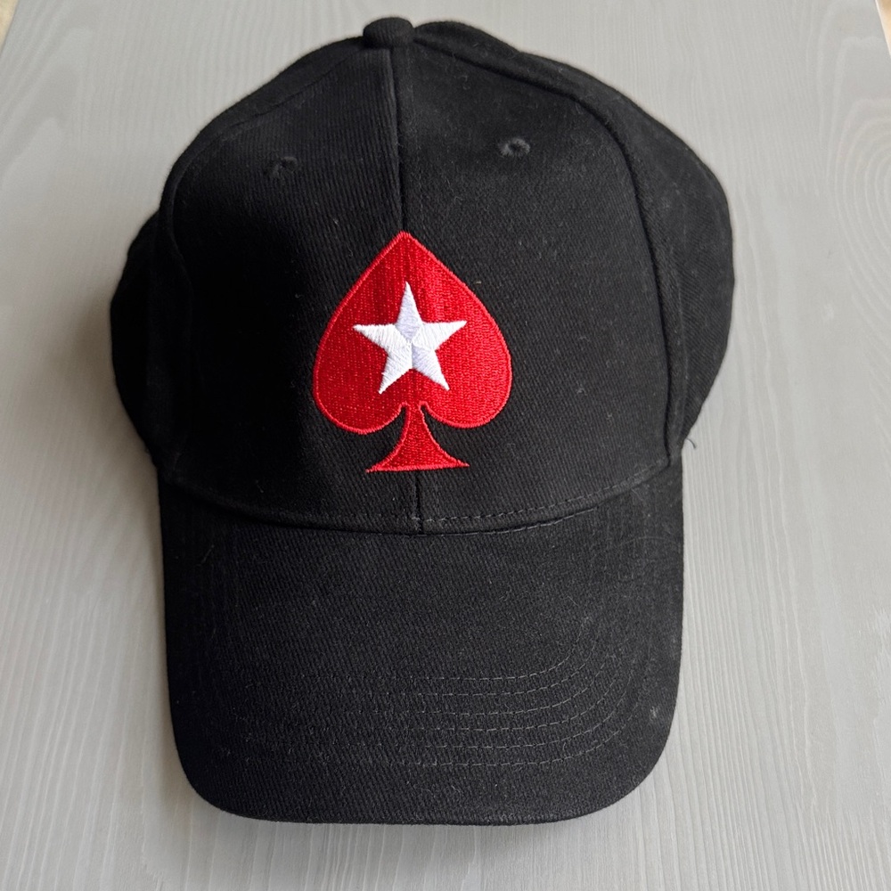 PokerStars Black Baseball Cap
